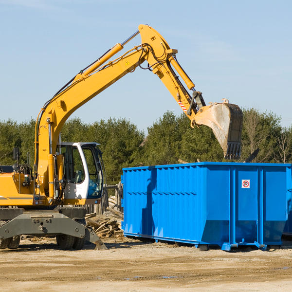 how many times can i have a residential dumpster rental emptied in Worthington